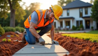 Comment poser un trottoir périphérique sur sol argileux pour sécuriser durablement votre maison