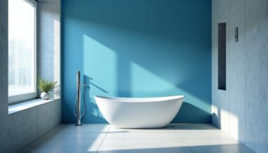 Le placo bleu hydrofuge : une solution adaptée pour une salle de bain très humide ?