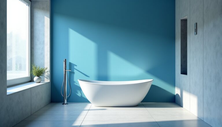 Le placo bleu hydrofuge : une solution adaptée pour une salle de bain très humide ?