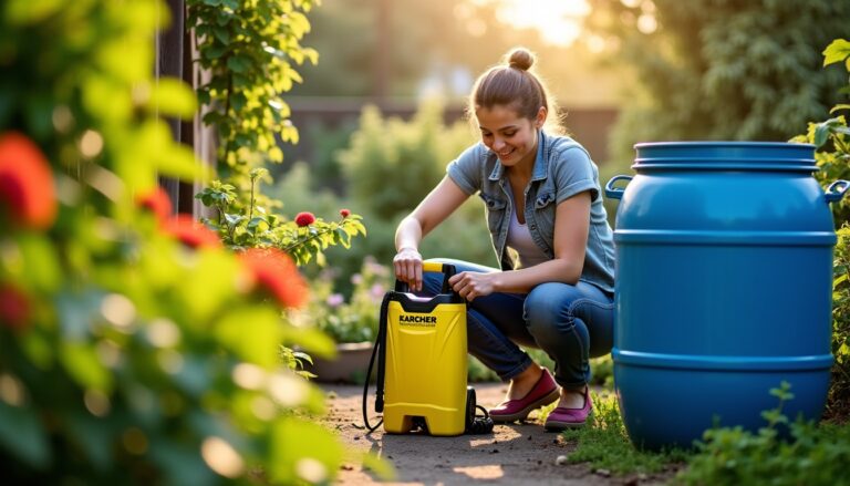 Comment connecter un Karcher à un récupérateur d'eau pour un nettoyage éco-responsable