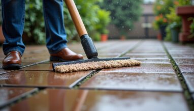 Combien de temps met un joint de carrelage extérieur à sécher sous la pluie ?
