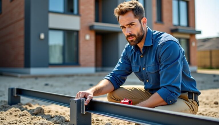 Comment choisir l'espacement optimal entre les poteaux d'un portail coulissant de 4 mètres ?