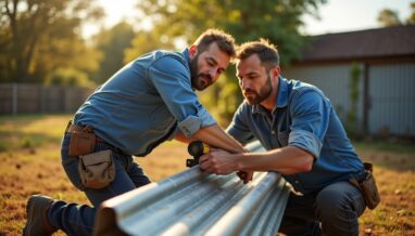 Comment construire soi-même une clôture en tôle robuste : méthodes et astuces