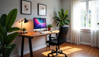 Créer un espace de télétravail efficace : astuces pour un bureau à domicile productif